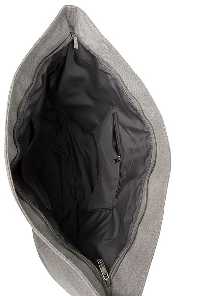Bakras Ανοιχτό Γκρι Canvas Shopper Tote - Μεγάλο Μέγεθος, Πολλαπλών Χρήσεων