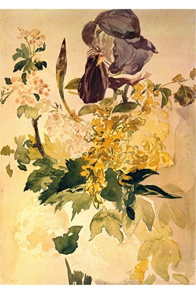 Tablosan Pictură pe pânză cu acuarelă abstractă femeie 30x40 Cm Kb27200 30x40 Cm