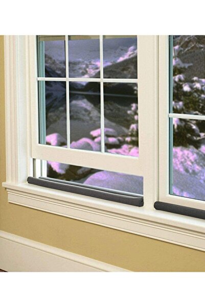 Arnee 4 Adet Kapı Altı Rüzgar Önleyici Isı Yalıtım Süngeri Rüzgarlık Toz Soğuk Sünger Çift Taraflı