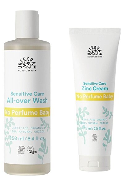 Urtekram Organic Unscented Baby Shampoo 250 ml and Diaper Rash Cream 75 ml