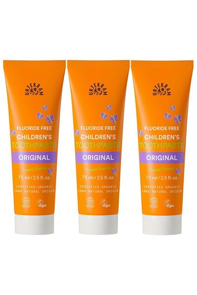 Urtekram Organic Children's Toothpaste Sweet Fennel 3x75ml