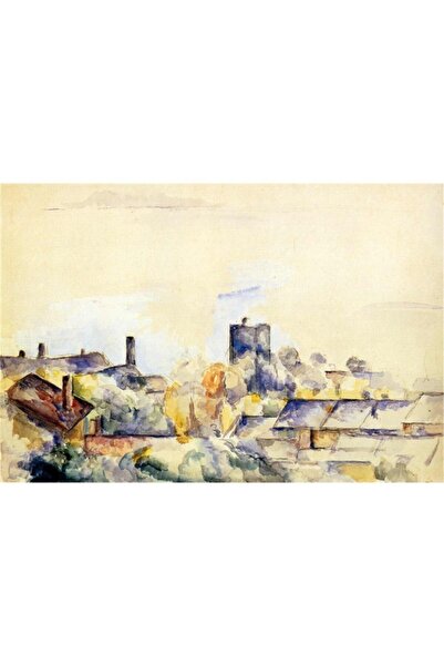 Tablosan Pictură pe pânză cu peisaj abstract în acuarelă 30x40 Cm Kb27241 30x40 Cm