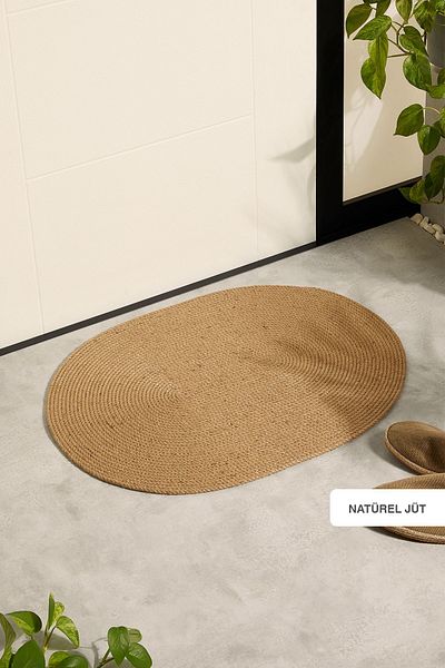 Ocean Home Textile Jute Rope Multi-Purpose Decorative Interior Exterior Door Mat 70x50