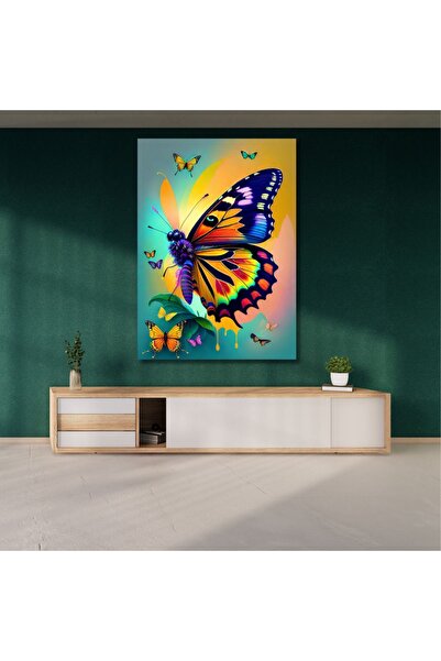 LİLYHOBBYLAND Sayılarla Boyama  Renkli Baskılı  Hobi Seti (Çerçeveli) 50x70 c...