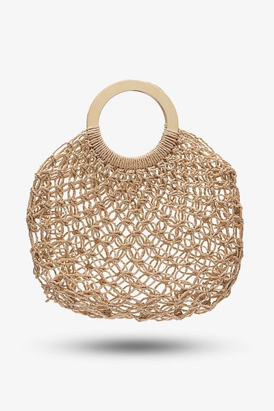 LOVENTA Τσάντα Vica Wicker Mesh