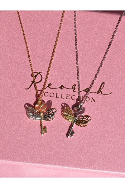 Reorah Collection Harry Potter Flying Key Kolye 925 Gümüş-altın Kaplama