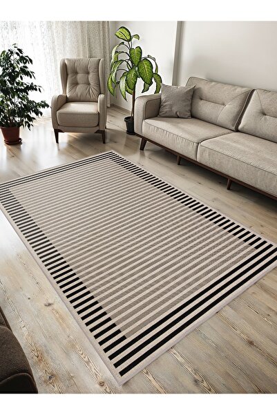 YTR HOME Dijital Baskı Yıkanabilir Kaymaz Taban Dekoratif Salon Mutfak Halısı...