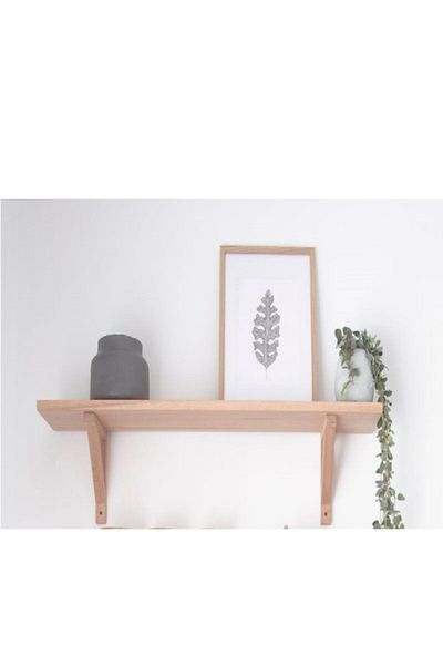 pinoxi Wooden 100% Solid Decorative Wall Shelf Bookcase