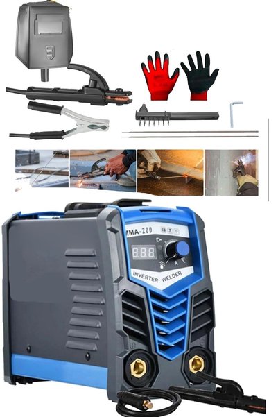 MoonTech Alman Seri 200 Amper xÇift Kartlı Göstergeli Beraber Invertör Kaynak Makinası Garantili.