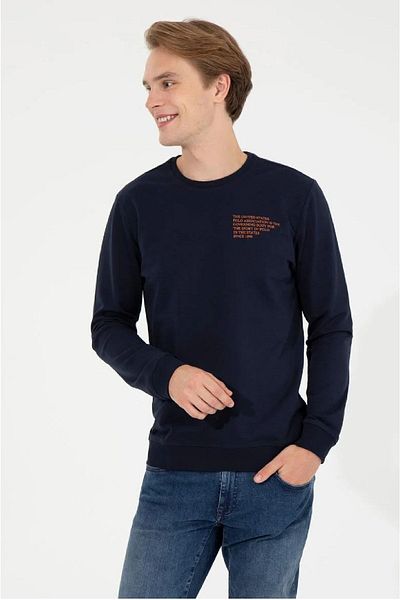 U.S. Polo Assn. Men's Crew Neck Sweatshirt - Relaxed Fit