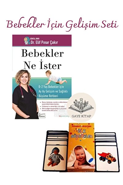 Yuka Kids Bebek Gelişimi 2 'li Set (Bebekler Ne İster - İlk Sözcükler Kartları)