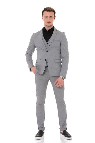 ACTUAL Gray Men's Suit - 1554 Model