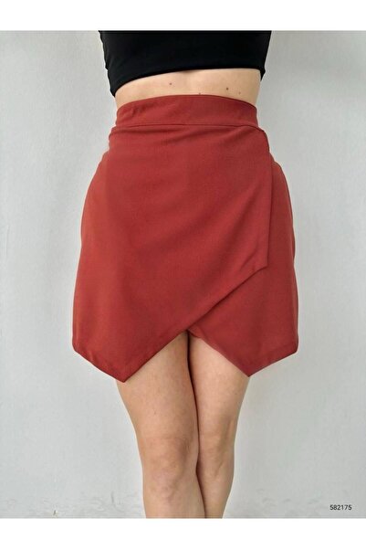 rengamoda Кольорові жіночі шорти-спідниці з крепу - імпортна тканина