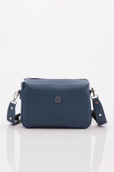 DGN Geantă de cruce Indigo pentru femei - Multi-compartiment 1372856