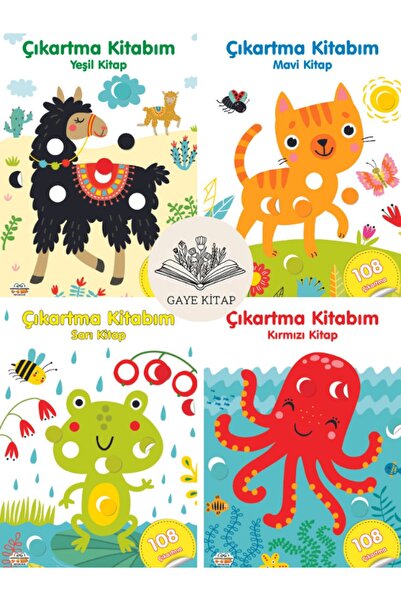 0-6 Yaş Yayınları My Sticker Book Series 4 Book Set