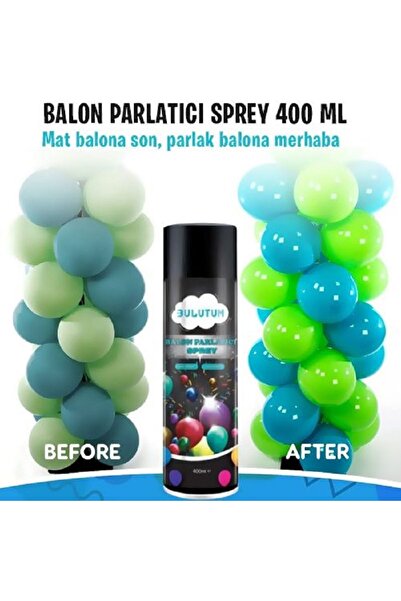 Genel Markalar Balon Parlatıcı Sprey, Mat ve Parlak Balon Parlatıcı, Balon Bakım Ürünleri