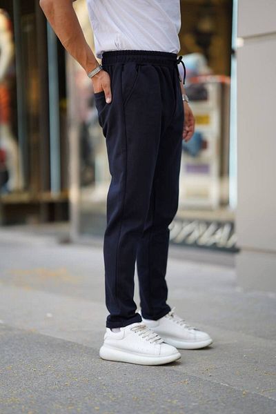Est Estola Men's Relaxedfit Jogger Pants - Side Pocket, Elastic Waist and Lace-up