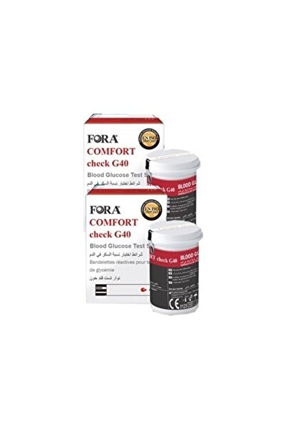 FORA G40 Diabet Şeker Cihazı Stribi 2 Kutu 50*2