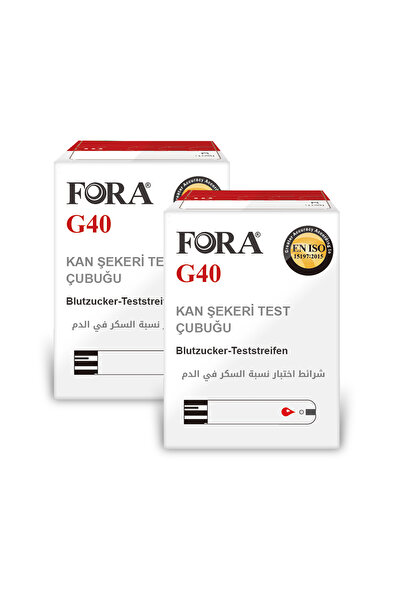 FORA G40 Diabet Şeker Cihazı Stribi 2 Kutu 50*2