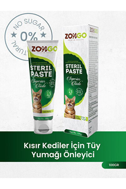 Zongo Steril Malt Paste 100gr (Kısır Kediler İçin Tüy Yumağı Önleyici)