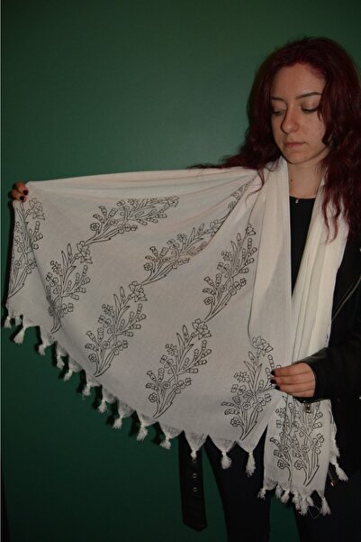 leillART Shawl Hand Made (Tokat Wood Printed)