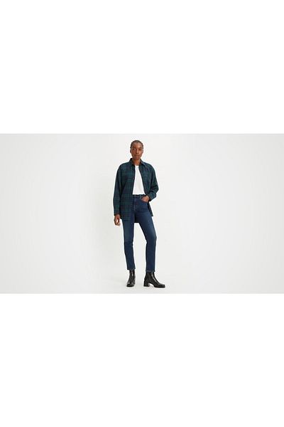Levi's Дамски дънки Rise Straight - сини