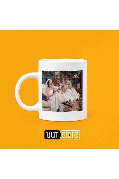 UUR STORE Friends Printed Porcelain Mug 330ml