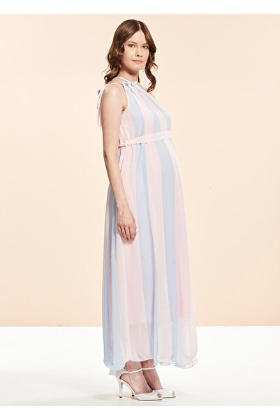 Genel Markalar Omuzdan Bağlamalı Hamile Cinsiyet Partisi Elbisesi