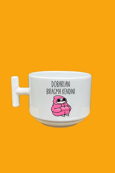 UUR STORE Dobarlan Bıragma Self Printed Mood T Mug Cup