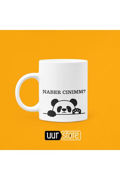 UUR STORE ما الأمر عزيزتي؟ كوب بورسلين مطبوع سعة 330 مل