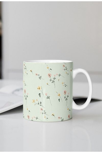 karakush Floral Pattern - Printed Mug