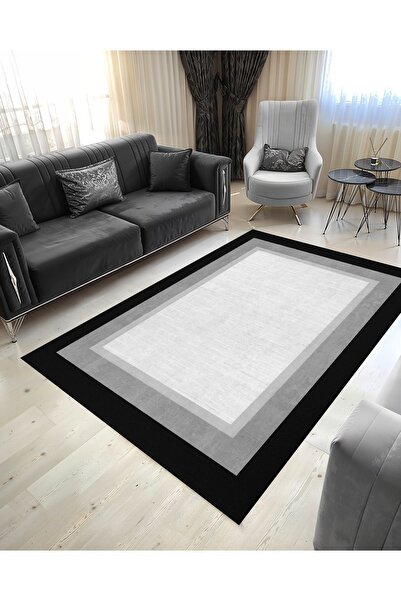 YTR HOME Dijital Baskı Yıkanabilir Kaymaz Taban Dekoratif Salon Mutfak Halısı...