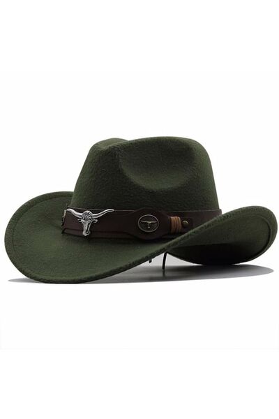 Tezzgelsin Unisex Cowboy Fedora Hat Cowboy Hat Cowboy Hat