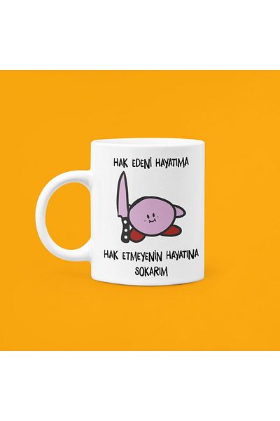 UUR STORE I Let Those Who Deserve It into My Life, Those Who Don't Deserve It, Printed Ceramic White Mug