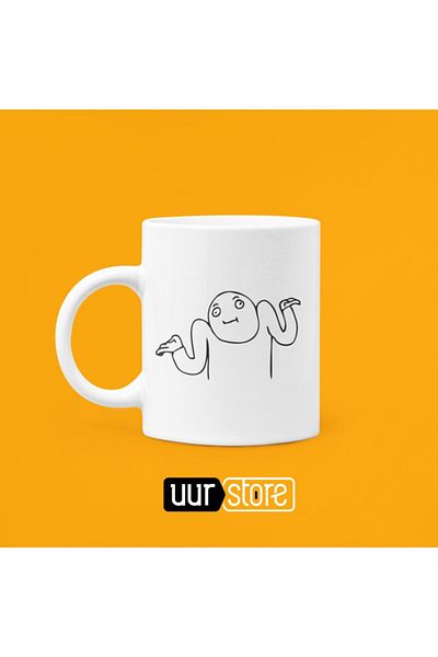 UUR STORE I Didn't Know Printed Porcelain Mug 330ml