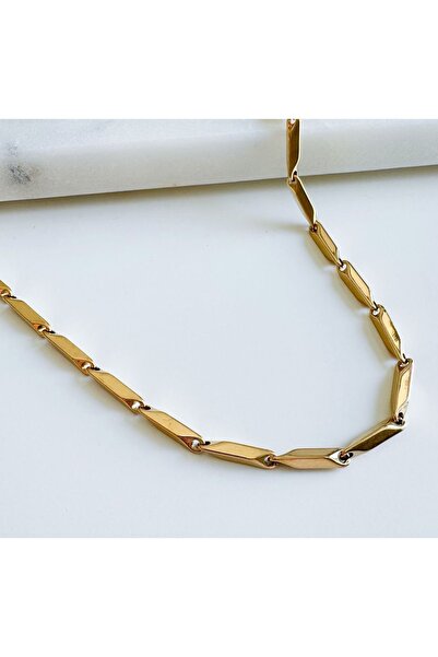 MOD10 Leyla Steel Cube Necklace