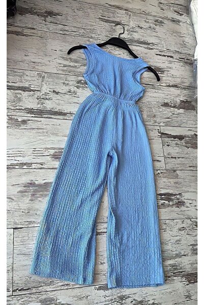 Pink Hippo Kids Salopetă fără mâneci pentru fetiță cu detaliu de fereastră pe spate