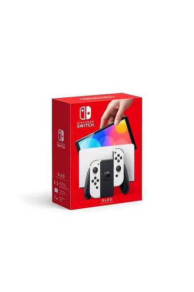 Nintendo Switch OLED Console with White Joy-Con