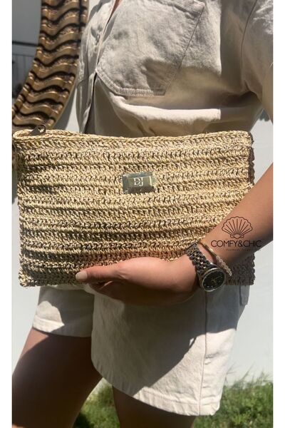 bygothicas SS24 WAVES clutch portföy kadın el çantası & tamamı el işçiliğiyle...