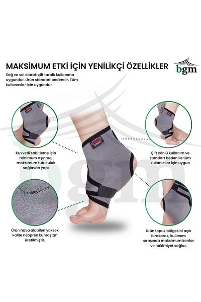 bgm Ankle Brace Neoprene Ankle Brace High Quality Short Ankle Brace
