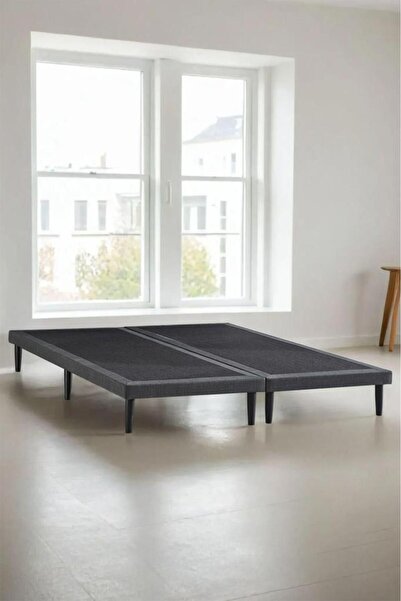 Niron Yatak Niron Slim Karyola Çift Kişilik Baza, Metal Iskeletli Yüksek Ayak...