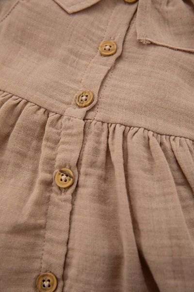 DeFacto Langärmliges Musselin-Kleid für Babymädchen - A8969a523au
