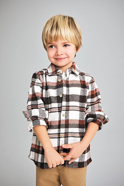 DeFacto Chlapecká flanelová košile s dlouhým rukávem - A8273a523wn