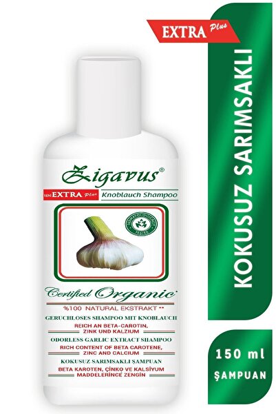 Zigavus Extra Plus Sarımsaklı Şampuan 150 ml - Yoğun Saç Dökülmesine Karşı  8...
