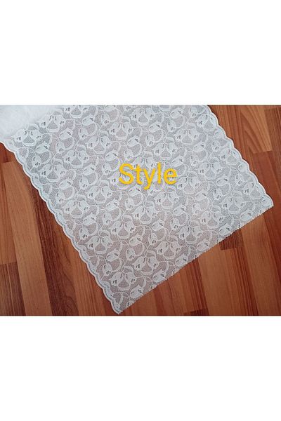 Style Capac pentru raft din dantela PVC / Dulap antiderapant si capac sertar / latime: 50 cm X 1 Mt / Lalele -05