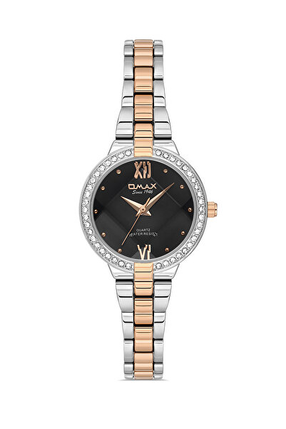 Omax ساعة يد نسائية | تناظرية | سوار من الفولاذ المقاوم للصدأ | تصميم أنيق