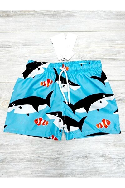 Tudekids YENİ SEZON BALIK DESENLI ERKEK ÇOCUK MAYOSU