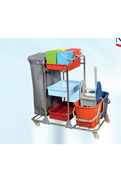 NEMKAR KAT HİZMET ARABASI KROM