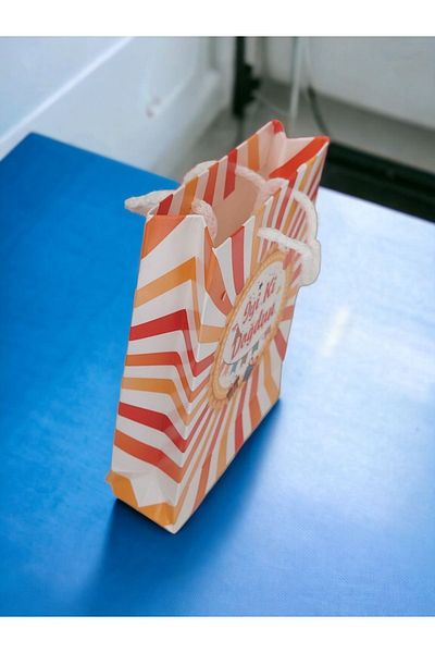 OPTİMEX Gift Bag 10 pcs Cardboard with string Small size 12x17 cm (birthday)
