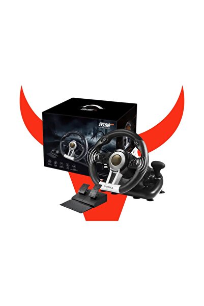 VOOKA Vibration Car Racing Gaming Steering Wheel Set for PS3, XBOX ONE, XBOX series S/X, PC Compatible VK3 PRO